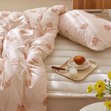 Matila Baby 晚安半罩被+枕套套組, 黑文尼