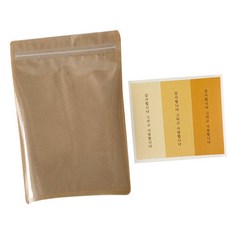 牛皮紙禮品包裝收納袋 15入+貼紙 50入 組, 黃色的, 1套