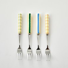 Modern House Fruity Market 茶叉 4件套, 混色, 4個