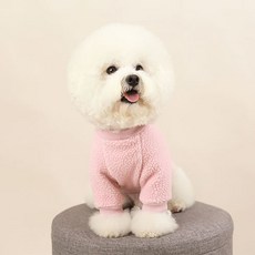 AMYLOVESPET 寵物保暖搖粒絨上衣, 粉色, 1件