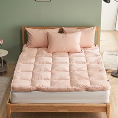 絲柔莫代爾棉床鋪墊, 粉色