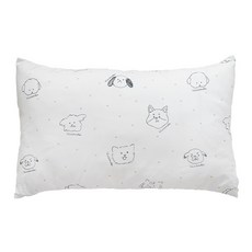 비비엔다 모달 신생아 아기베개 커버단품, 디어퍼피