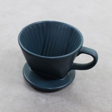 Dalsogum 陶瓷咖啡Kalita濾杯 手沖濾杯 午夜藍, 300ml, 1個, 單品