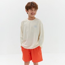 bayb 아동 주니어 선셋비치 긴팔 래쉬가드 + 보드숏 세트