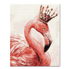 ADICO DIY 彩繪插畫 名畫繪製 40 x 50 cm, 女王紅鶴(PEE32), 1個