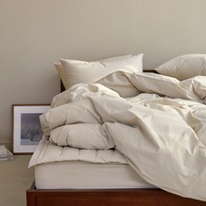 도즈 60수 고밀도 순면 이불커버, 린넨베이지
