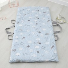 보떼하우스 통째로 빨아쓰는 95도 모달 피그먼트 리버서블 유아 패드, 클라우드 블루, 1개