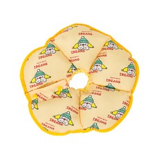 狗狗雙辮鬥牛犬防水花朵頸圈 XS, 1個