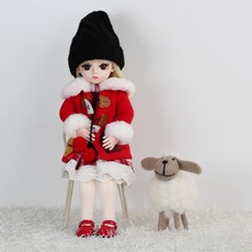 iiel Doris Doll 聖誕限定版 愛麗兒球體關節人偶, 30cm, 混色, 1個