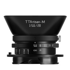 티티아티산 28mm F5.6 라이카 M 마운트 카메라 렌즈, 블랙