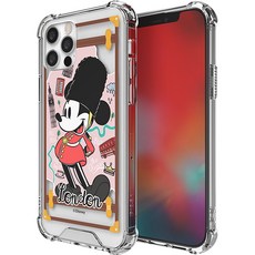 디즈니 렛츠 트래블 투명방탄 강화 휴대폰 케이스