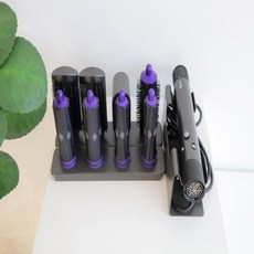 ARTEX 公司 髮型造型器支架 8孔, 深灰色 + 黑紫色, 1個