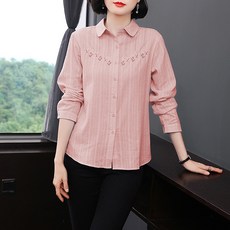 POPLARNC 女款 Inote 刺繡大尺碼襯衫 P25FST081312