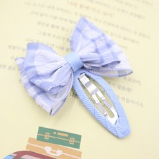 비단길 하니 리본 똑딱핀