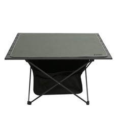 블랙벅 감성캠핑 가죽 테이블보, 카키