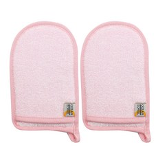 Oceantowel 柔軟沐浴球, 粉紅色, 1套, 2入