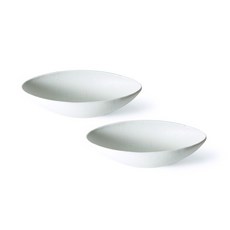 KwangJuYo Hankyeol系列船形碗組 22號, 2個, 藍白色