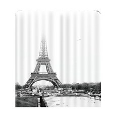 에펠 일러스트 샤워커튼 A_RD_299, 1개, 멀티(혼합)컬러