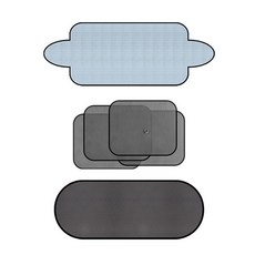 노니노니 차량용 외부장착 햇빛가리개 6종 세트, 혼합색상, 1세트