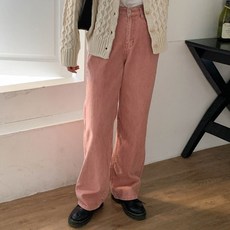 린다샵 여성용 디지널 컬러 코듀로이 와이드 롱 팬츠 cppt11020k2a