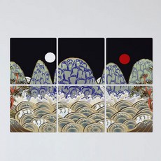 GGOOMIM 多功能相框 日月五峰圖 if5, 單一商品