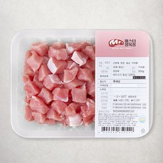 근본육 한돈 등심 카레용 (냉장), 500g, 1팩