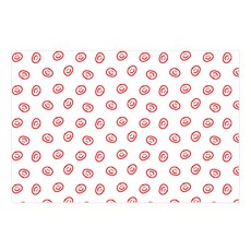 DONNA&DECO 微笑圖案羊皮包裝紙 38.5*26cm, 紅色的, 120入