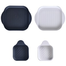 可微波餐盤組, 1套, 黑色+米色盤大2種+前盤小2種