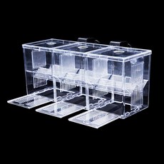 Mimineaqua 掛式吸附兼用隔離箱孵化箱 3格, 1個