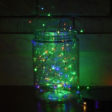 PARTYHAE LED 50P 線電池防水殼燈泡, 彩色, 1個