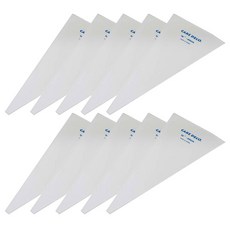 布製擠花袋 FLEX 40cm, 白色, 10個