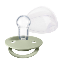 BIBS de Lux系列矽膠安撫奶嘴 附收納盒, 0~36個月, Sage