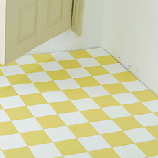 banaco Coze 彩色甲板磚 4片組 12.6 x 12.6 cm, 10套, 白色, 黃色