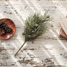 Cojeut復古綠色球形乾燥花, 單色