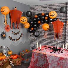 派對嗨 萬聖節懸掛娃娃 派對裝飾全套, 南瓜, 1套