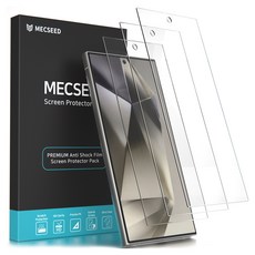 MECSEED 6DNF 全覆蓋自我修復混合玻璃硬塗層強化手機螢幕保護貼 3片組, 3個