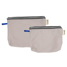 베베슈에뜨 유아용 방수 기저귀 + 도시락 파우치 세트, 연베이지