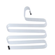 Potegaru 5層S型褲架, 5入, 白色