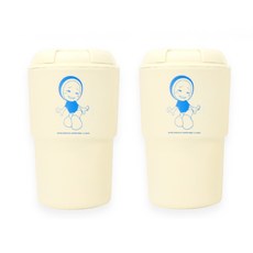 LiLFANT 柔美的細胞小將 環保隨行杯 2入, 350ml, 混色, 2個