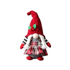 Mondespott可愛聖誕迷你娃娃道具 YT_RB1278_AY, 紅色髮帶