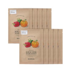 SKINFOOD 舒肥面膜 紅甜椒 18g, 1入, 10個