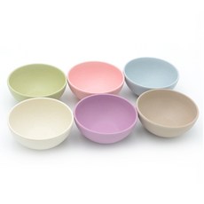 zuperzozial 粉彩餐碗 S號 6入, 粉色款, 1組