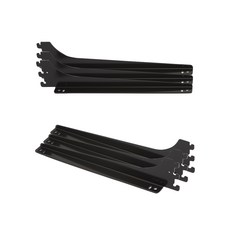 Aubeel 槽條 25間距 槽條支架 黑色 左+右套組, 3套