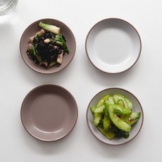 NICOTT Soil小盤子 4件組, 暖灰+摩卡棕, 板 4p, 1套