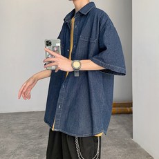 男款 DM Essential 夏季短袖襯衫