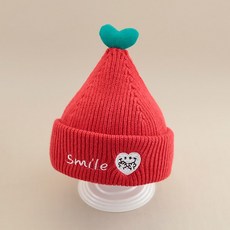 Beveniz兒童立體心形微笑無簷小便帽