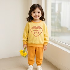 KIDSCOMO 兒童Yellow Love上下衣套裝