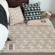 러움 하프그리드 지아트 포그니 극세사 거실 침실 대형 소프트 러그