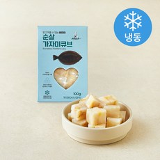 배마마 가자미 큐브 (냉동), 100g, 1개