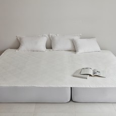 HANSSEM Hanssem寢具 極致涼感墊, 白色, 涼感墊